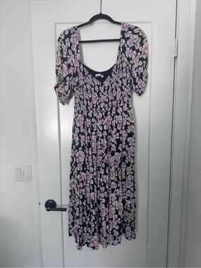 dipped waist bubble hem midi dress Stylish Bubble Hem Midi Dresses for Midsize Women